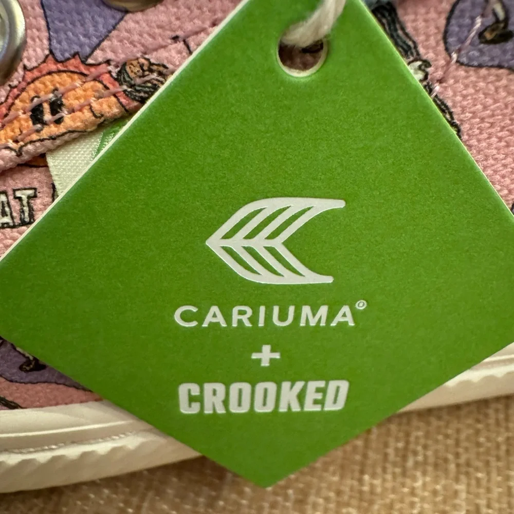 NWT! Cariuma Crooked Media Lovett or Leave It Low Sneaker, sz 7.5 - Picture 9 of 11